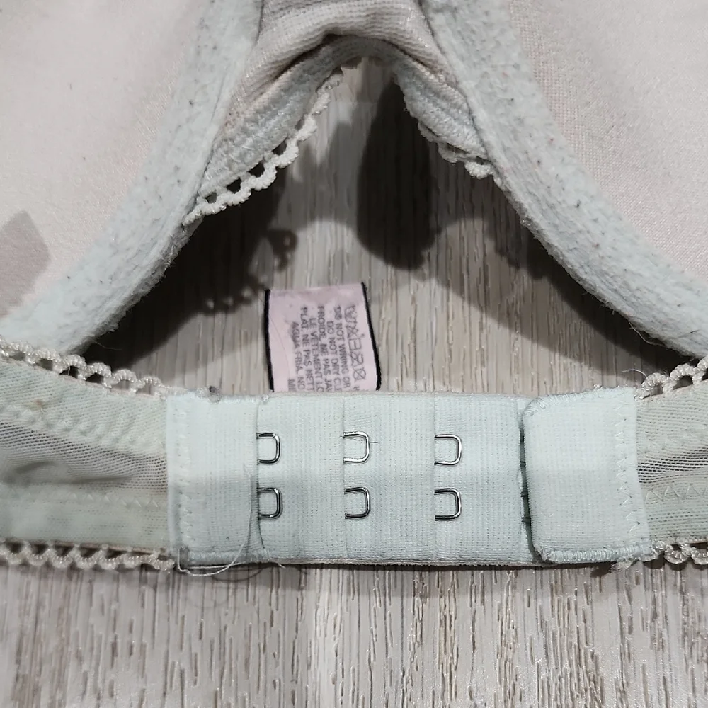 Victoria's Secret Pale Mint Lace Push-Up Bra